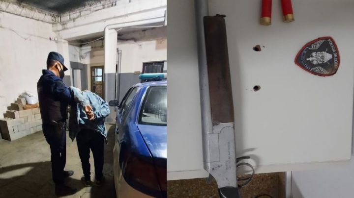 Lo detuvieron cuando escondía una escopeta entre las malezas