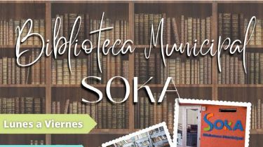 En Huerta Grande la Biblioteca Municipal Soka ofrece un lugar para leer