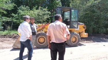 Huerta Grande: Montoto supervisó los trabajos en las arterias