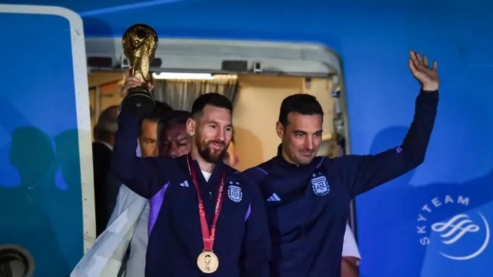 Scaloni: «Lo que transmite Messi no lo vi en ninguna persona»