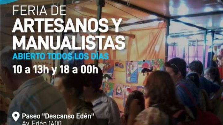 Plena actividad en la Feria de Artesanos y Manualistas de La Falda