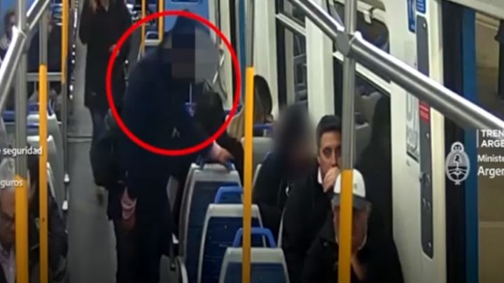 Detuvieron a un hombre que abusó de una mujer en un tren
