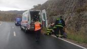 Volcó un auto en la ruta de las Altas Cumbres, hay tres heridos