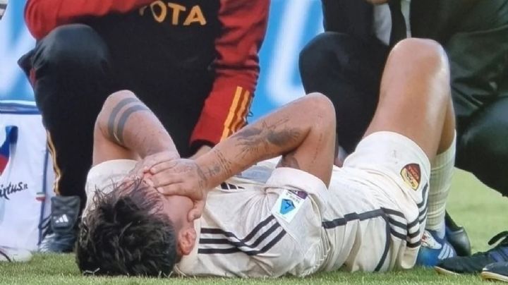 Las lágrimas de Dybala tras la lesión en su rodilla