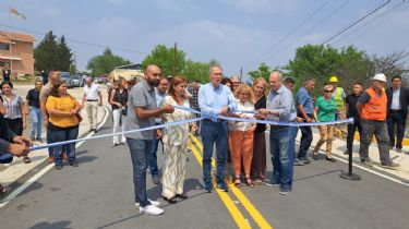 Inauguraron la pavimentación del acceso sur a San Antonio de Arredondo