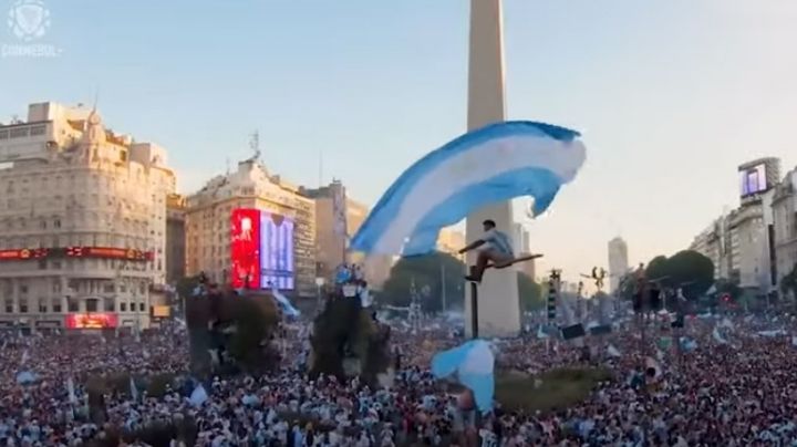 Video: Conmebol saludó a Argentina a un año de conseguir la copa
