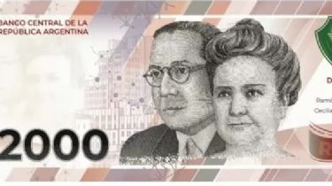 El Banco Central emitirá un billete de 2.000 pesos