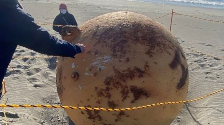 Revelaron más detalles de la bola gigante de hierro que apareció en Japón