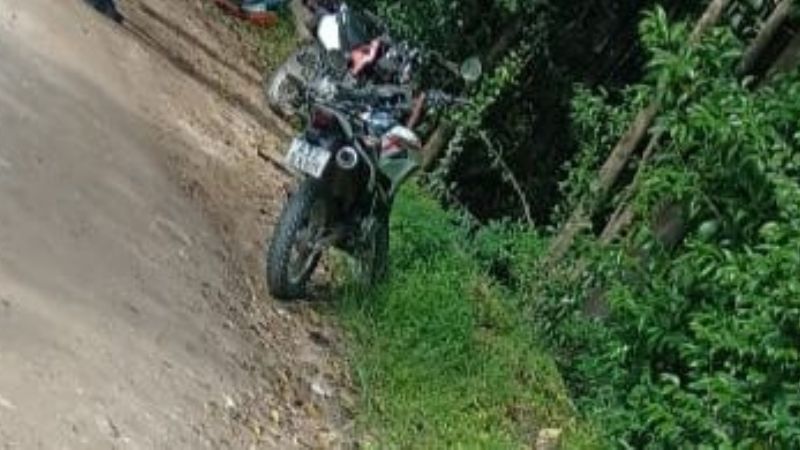 Tanti: se fue con la moto en una curva y lo internan en el Funes
