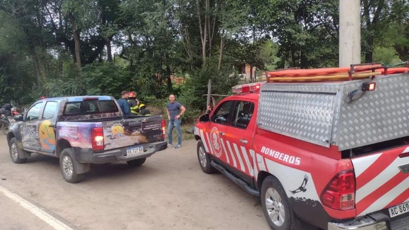 Icho Cruz: se accidentó un motociclista en la ruta 14