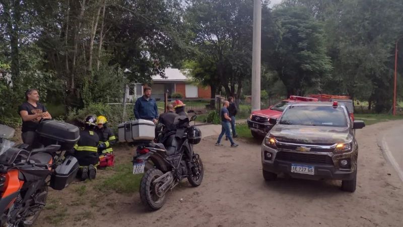 Icho Cruz: se accidentó un motociclista en la ruta 14