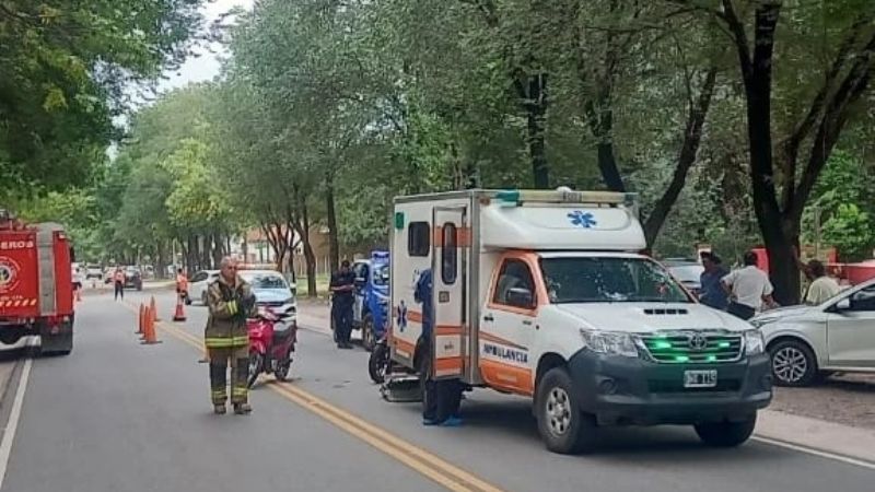 Dos motos chocaron en La Granja