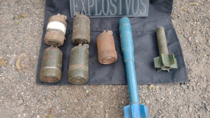 Hallaron explosivos a la vera de una ruta en La Calera