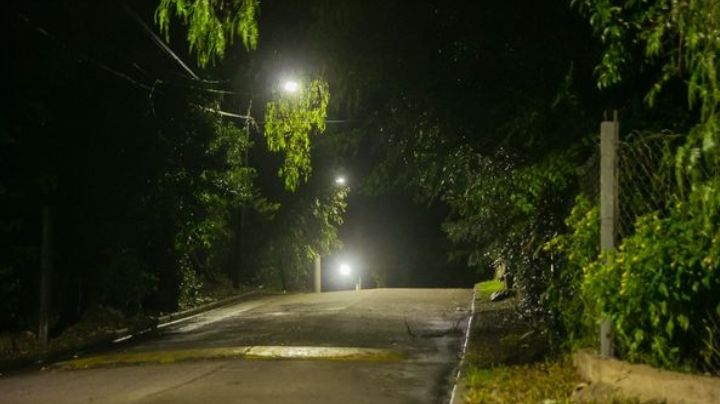 La Falda colocó 135 luminarias de tecnología LED