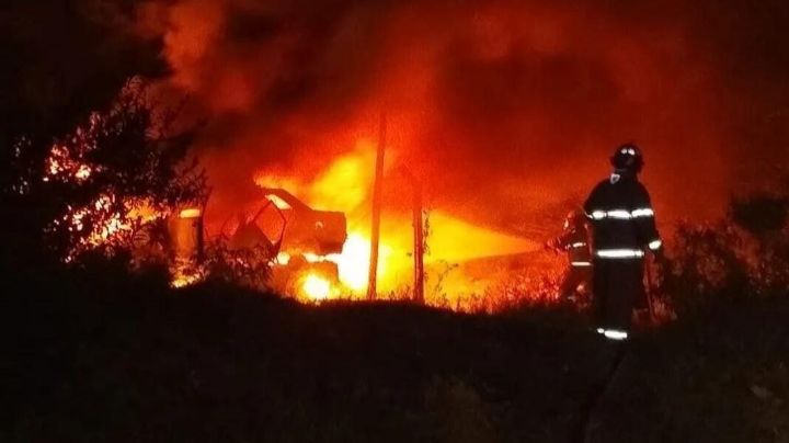 Se incendiaron 15 autos en el depósito Judicial de La Falda
