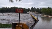 Las fotos y videos de la creciente en el río San Antonio