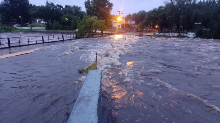 Carlos Paz: Cayeron más de 80 mm. y llegaron las crecientes