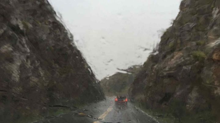 Sigue lloviendo en las Altas Cumbres: ¿Cómo está el camino?