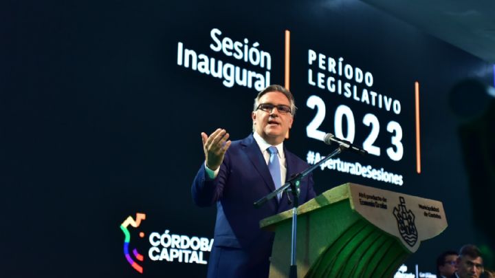 Llaryora pronunció su discurso en la apertura de sesiones de Córdoba