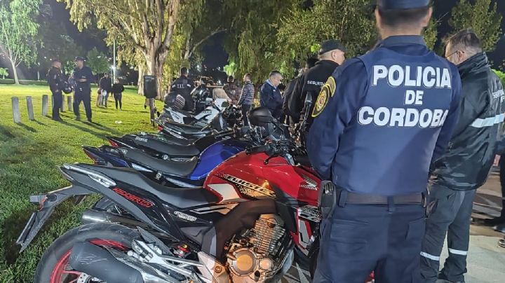 Secuestraron siete motos en los controles nocturnos de Carlos Paz