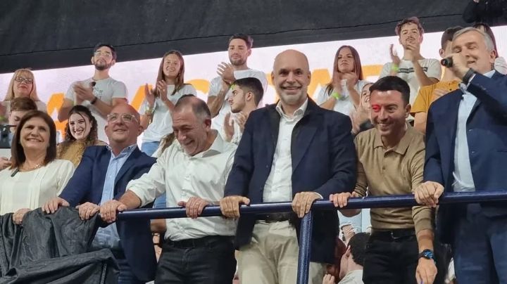 Luis Juez inició su campaña acompañado de Rodríguez Larreta, Bullrich y Morales