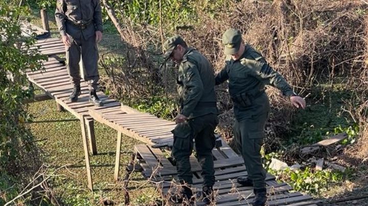 Desarman puentes clandestinos que unen Argentina con Paraguay