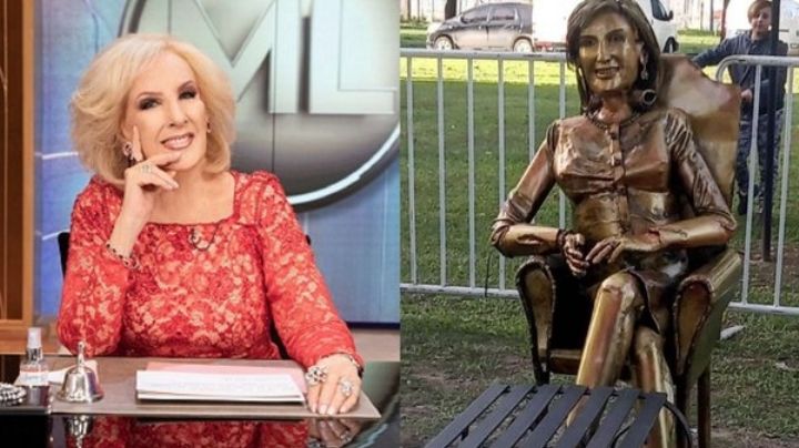 Qué dijo Mirtha Legrand sobre la estatua que le hicieron en Villa Cañás