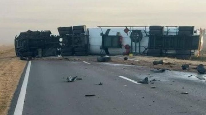 Un muerto tras un choque frontal entre un camión y un auto en Vicuña Mackenna