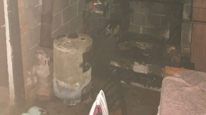 Una salamandra desató un incendio en una casa de La Cumbre