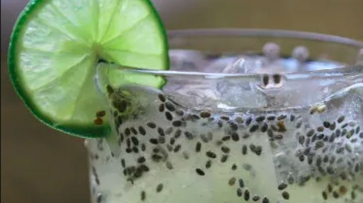 Agua de chía con limón, una bebida ideal para mitigar el calor