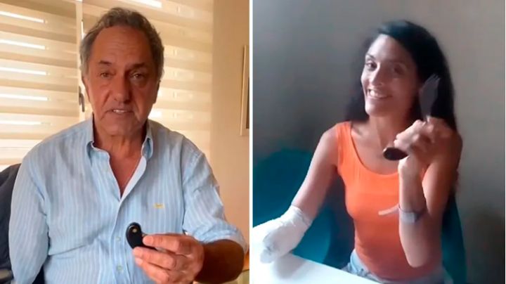 Daniel Scioli se solidarizó con la argentina que perdió un brazo en Brasil