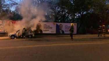 Se incendió un automóvil cerca del Cu Cú