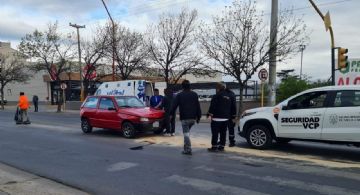 Triple accidente en la Avenida Cárcano