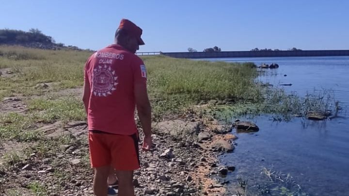 Investigan la mortandad de peces en el dique de Cruz del Eje