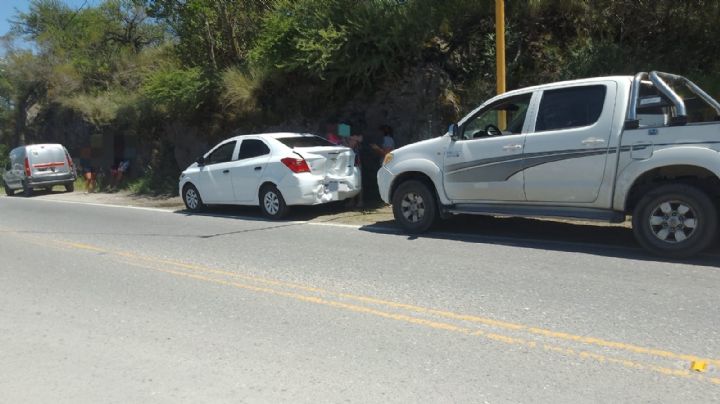 Tres autos protagonizaron un choque en cadena en San Antonio