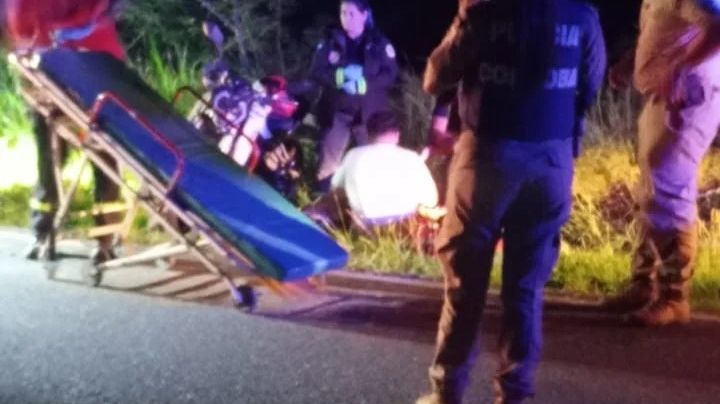 Dos motociclistas heridos en un accidente en el sur de Punilla