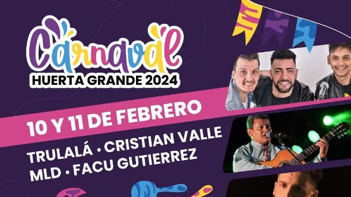 Viví el color de los Carnavales 2024 en Huerta Grande