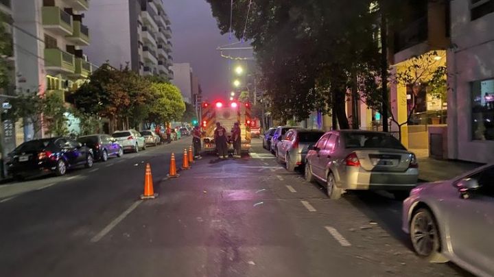 Córdoba: un jubilado murió en un incendio de un edificio y hay 40 evacuados