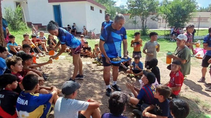 Valle Hermoso: iniciaron las actividades de la Escuela de Fútbol Infantil